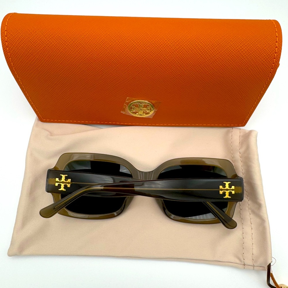 Tory Burch Milky Olive Sunglasses
